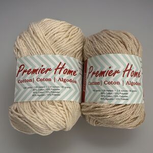 Premier Home Cotton Yarn Mixed 2 Pack Neutral Lot - Beige / Cream